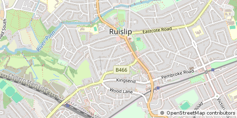 Map of Ruislip