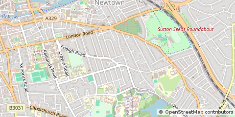 Map of Reading, Berkshire