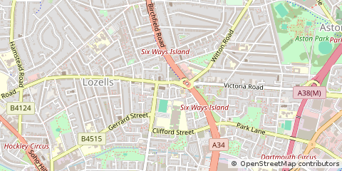 Map of Birmingham