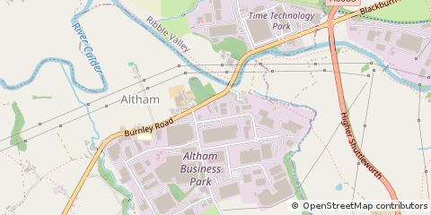 Map of Accrington