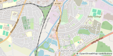 Map of Selby