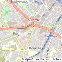 Map of Birmingham