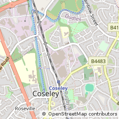 Map of Bilston, West Midlands