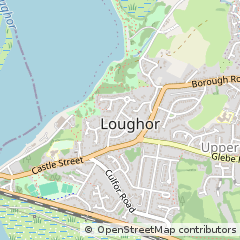Map of Swansea, Glamorgan