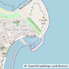 Map of Scarborough, North Yorkshire