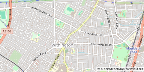 Map of Manchester