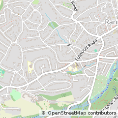 Map of Sheffield, South Yorkshire