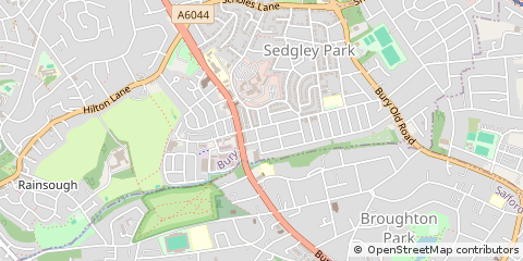 Map of Manchester