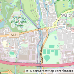 Map of Waltham Abbey, Essex