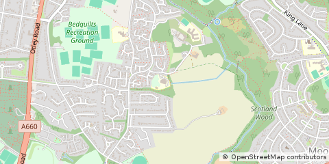 Map of Leeds