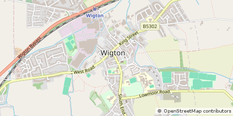 Map of Wigton, Cumbria