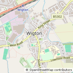 Map of Wigton, Cumbria