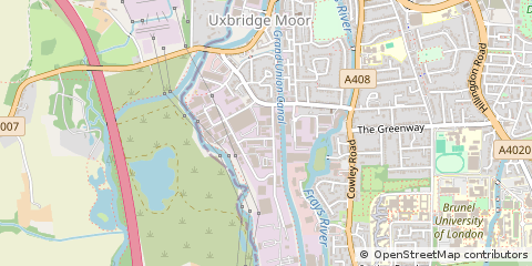 Map of Uxbridge