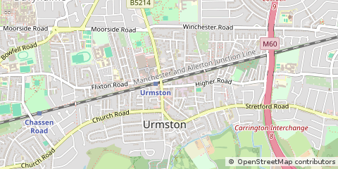 Map of Manchester, Greater Manchester