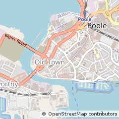 Map of Poole, Dorset