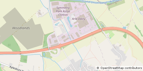 Map of Aylesbury, Bucks