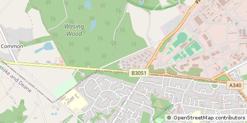 Map of Aldermaston, Berkshire