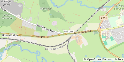 Map of Dorset