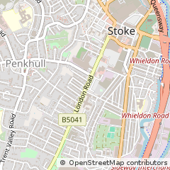 Map of Stoke-on-Trent