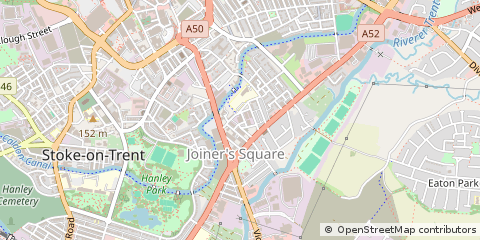 Map of Stoke-on-Trent