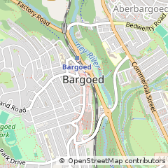 Map of Bargoed