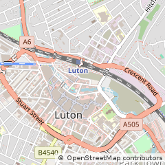 Map of Luton