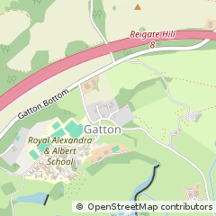 Map of Rocky Lane, Reigate Surrey