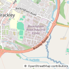 Map of Brackley, Northants