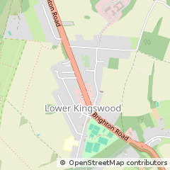 Map of Tadworth, Surrey