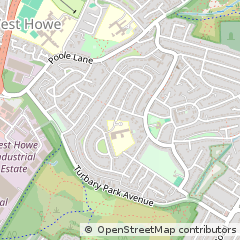 Map of Bournemouth, Dorset