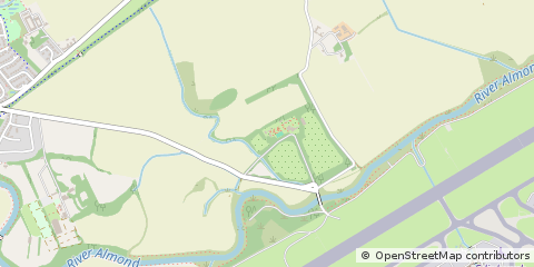 Map of Kirkliston, West Lothian
