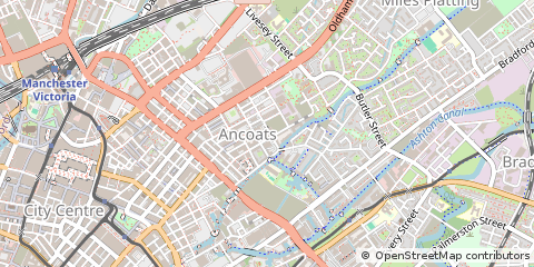 Map of Manchester
