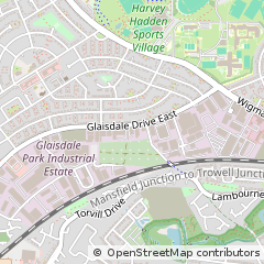 Map of Bilborough, Nottingham, Nottinghamshire
