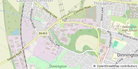 Map of Sheffield
