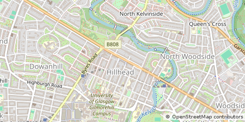 Map of Glasgow