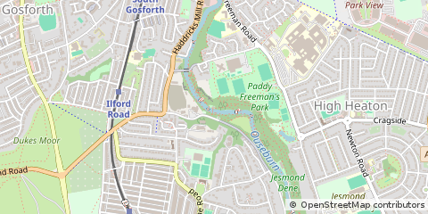 Map of Newcastle Upon Tyne