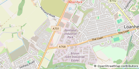Map of Loanhead