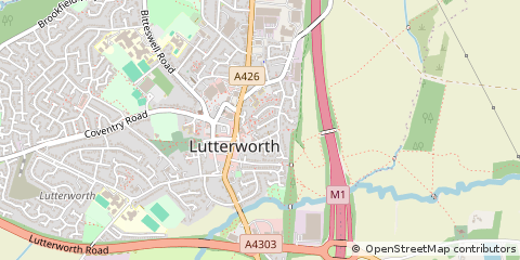 Map of Leicester