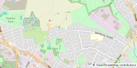 Map of Stoke-on-Trent, Staffordshire