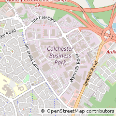 Map of Colchester
