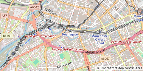 Map of Manchester, Greater Manchester