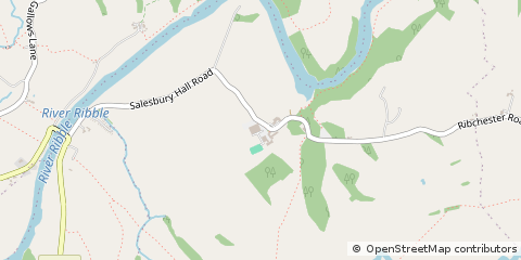 Map of Ribchester