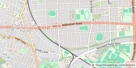 Map of Chorlton