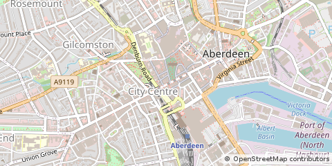 Map of Aberdeen