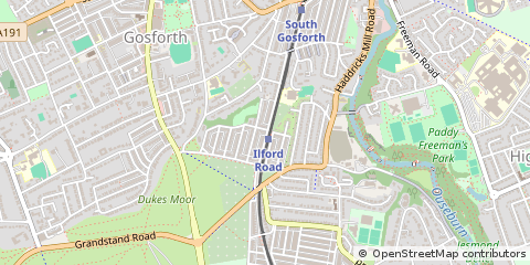 Map of Newcastle Upon Tyne
