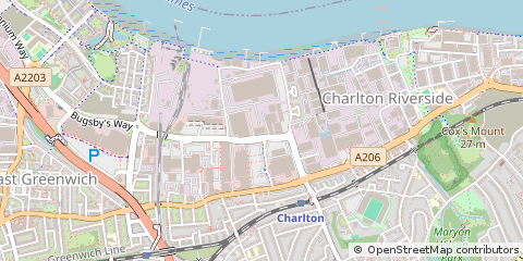 Map of Charlton, London