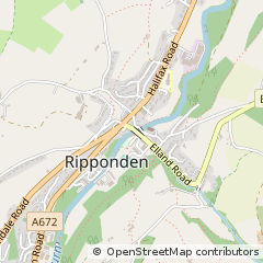 Map of Sowerby Bridge, West Yorkshire