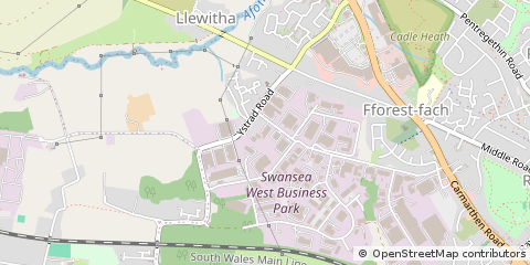 Map of Swansea