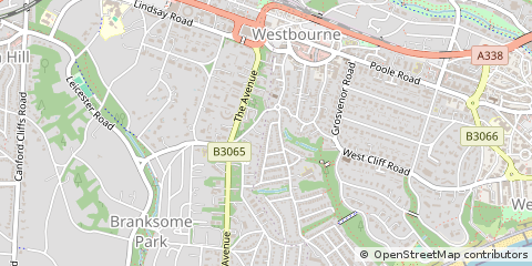 Map of Bournemouth