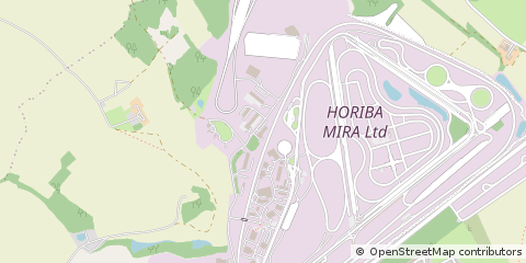 Map of Lindley, Warwickshire